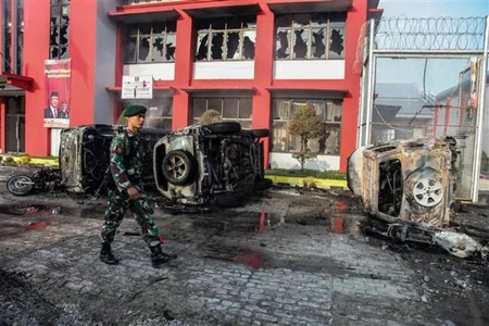 İndoneziyada 154 məhkum həbsxanadan qaçıb