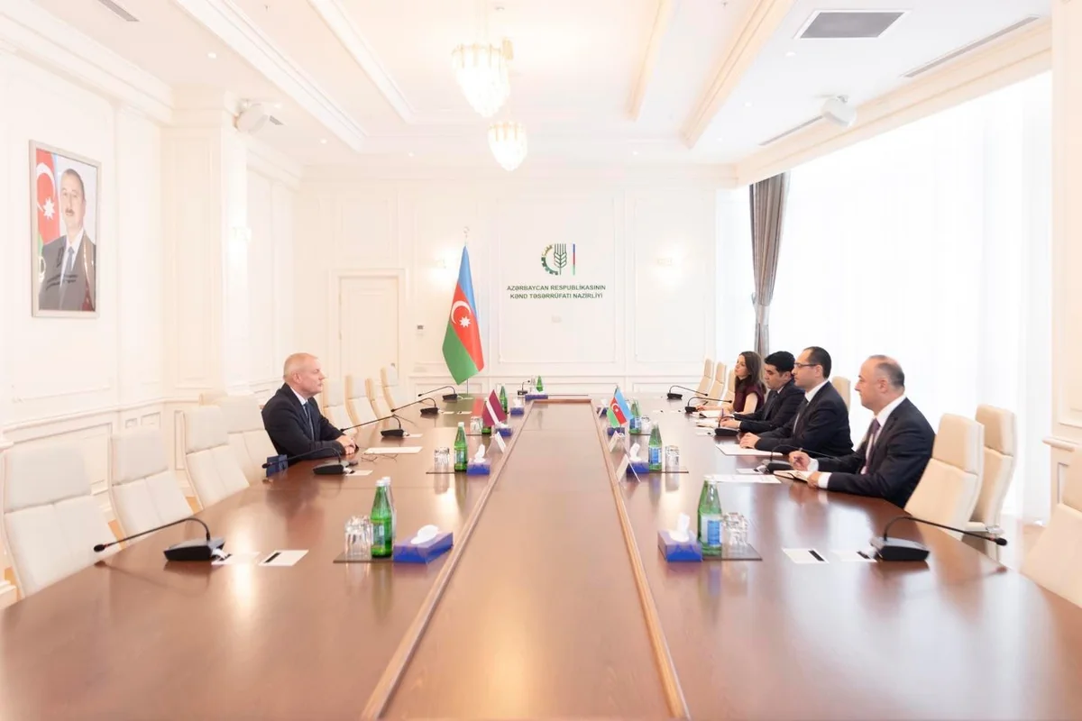 Azərbaycanla Latviya arasında kənd təsərrüfatı üzrə İşçi Qrupu yaradılacaq