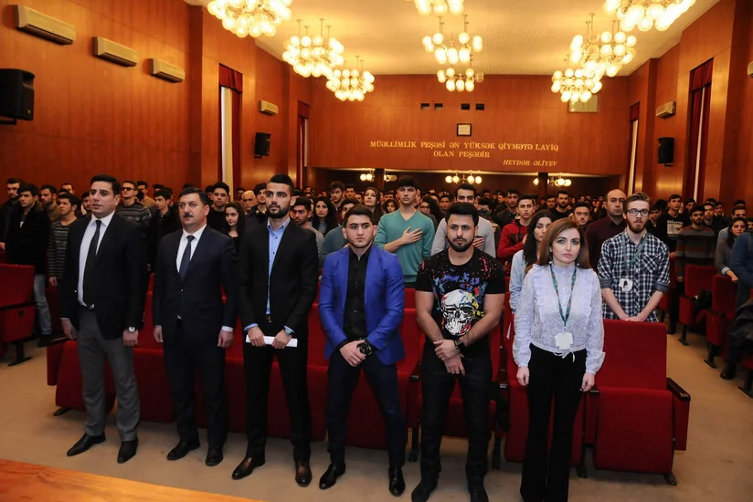 ADNSU-da IV İslam Həmrəyliyi Oyunlarının idmançı səfirləri ilə görüş keçirilib