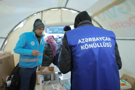 Könüllülərimiz Türkiyədə fəaliyyətini davam etdirir
