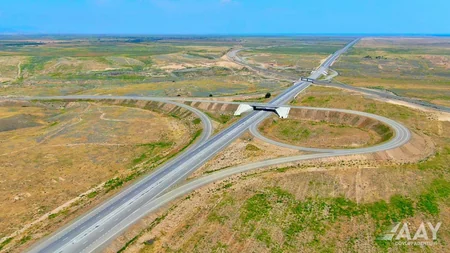Bərdə-Ağdam avtomobil yolunun tikintisi işlərinin 88 %-i icra olunub