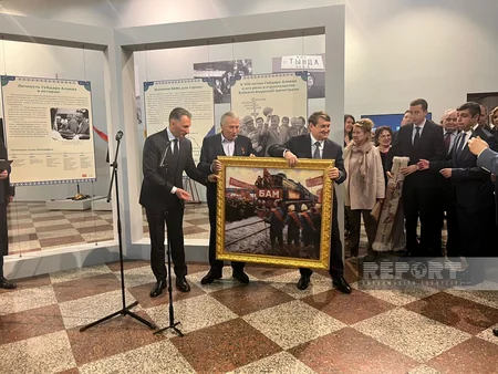 Rusiyanın nəqliyyat naziri: “Heydər Əliyev tarixə əbədi düşüb”