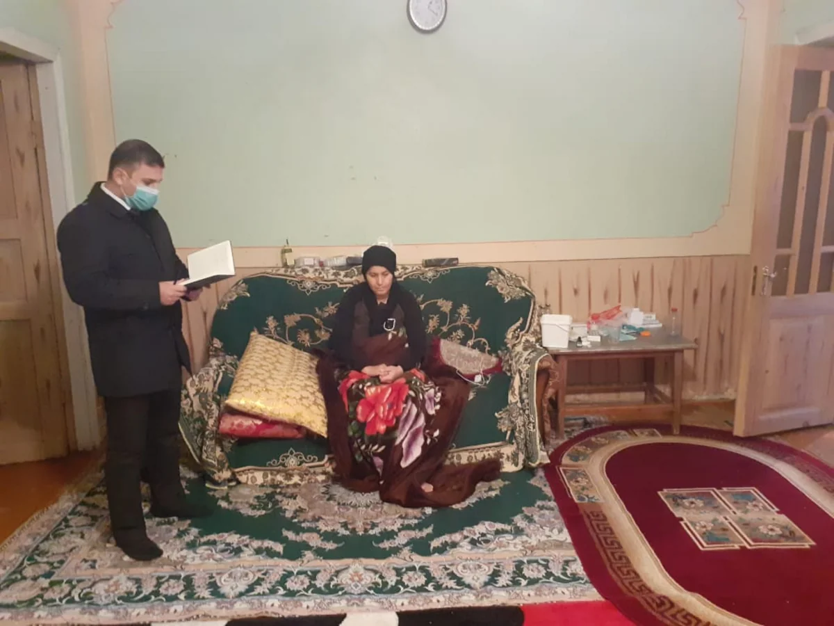 Şəhid ailəsi ilə görüşülüb, sosial təminat hüquqları barədə məlumat verilib