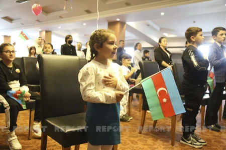 Müstəqilliyimizin bərpasının ildönümü şəhid ailələri ilə birlikdə qeyd edilib