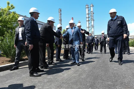 ​SOCAR prezidenti Sumqayıt Etilen-Polietilen Zavoduna baş çəkib