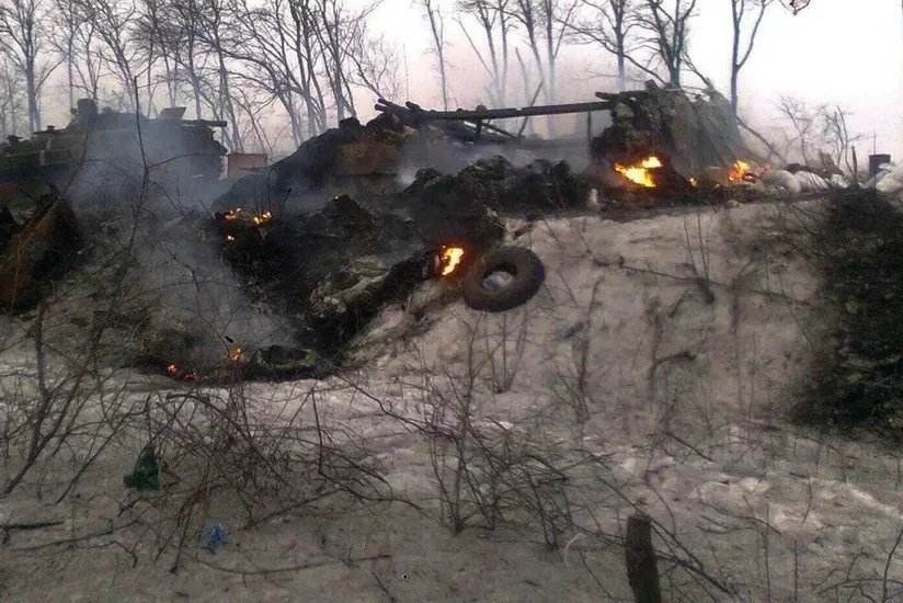 В Гостомеле артиллерия ВСУ разбомбила противника и его технику