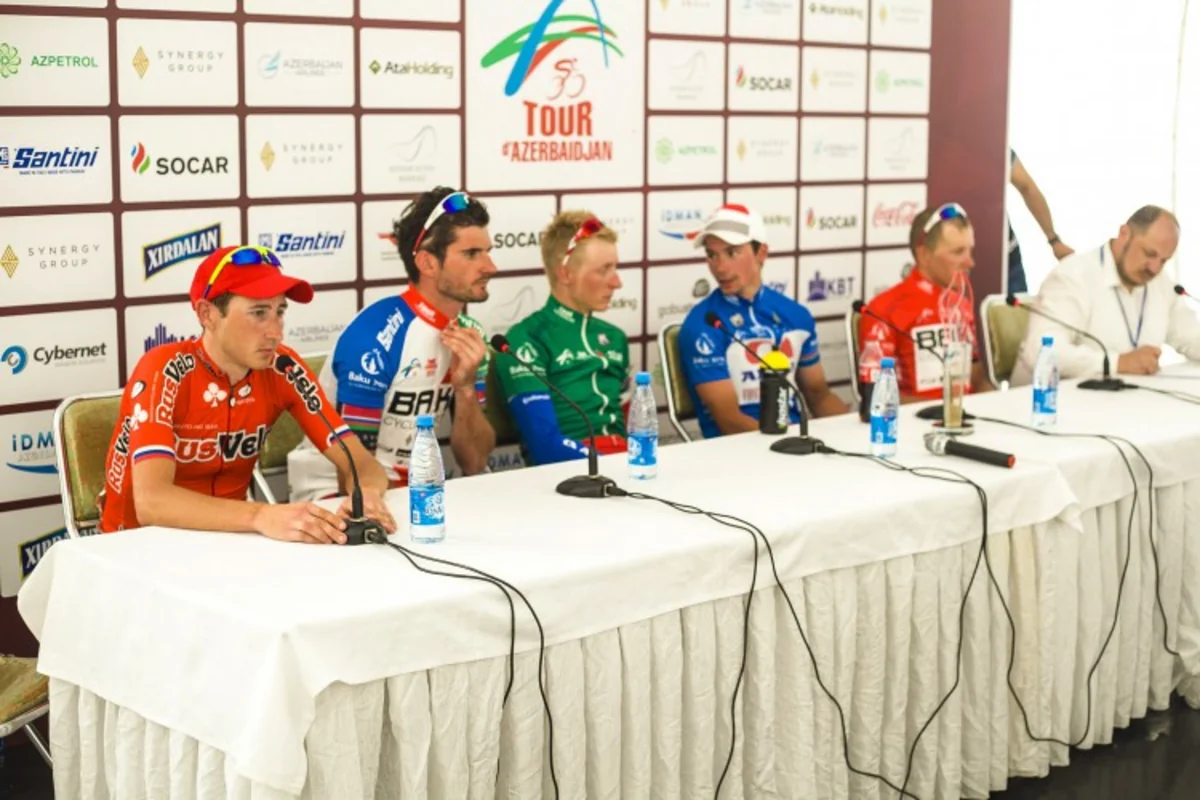 “Tour d`Azerbaidjan-2015” veloturunun liderləri yarış barədə təəssüratlarını bölüşüblər