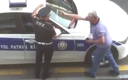 BŞBPİ: Yol polisi ilə sürücü arasında yaranan mübahisənin təfərrüatları araşdırılır