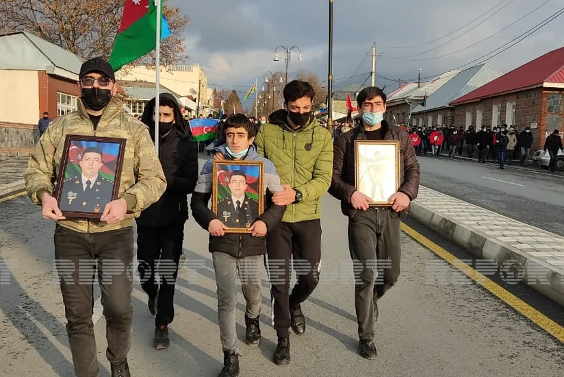 Şuşa fatehlərindən olan şəhid Qaxda dəfn edilib