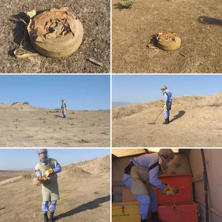 Füzulidə tank əleyhinə mina tapılıb