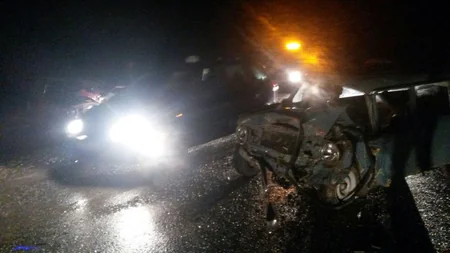 Xaçmazda iki avtomobil toqquşub, sürücü ölüb - FOTO