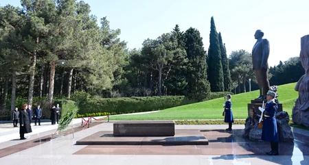 President of North Macedonia pays tribute to National Leader Heydar Aliyev