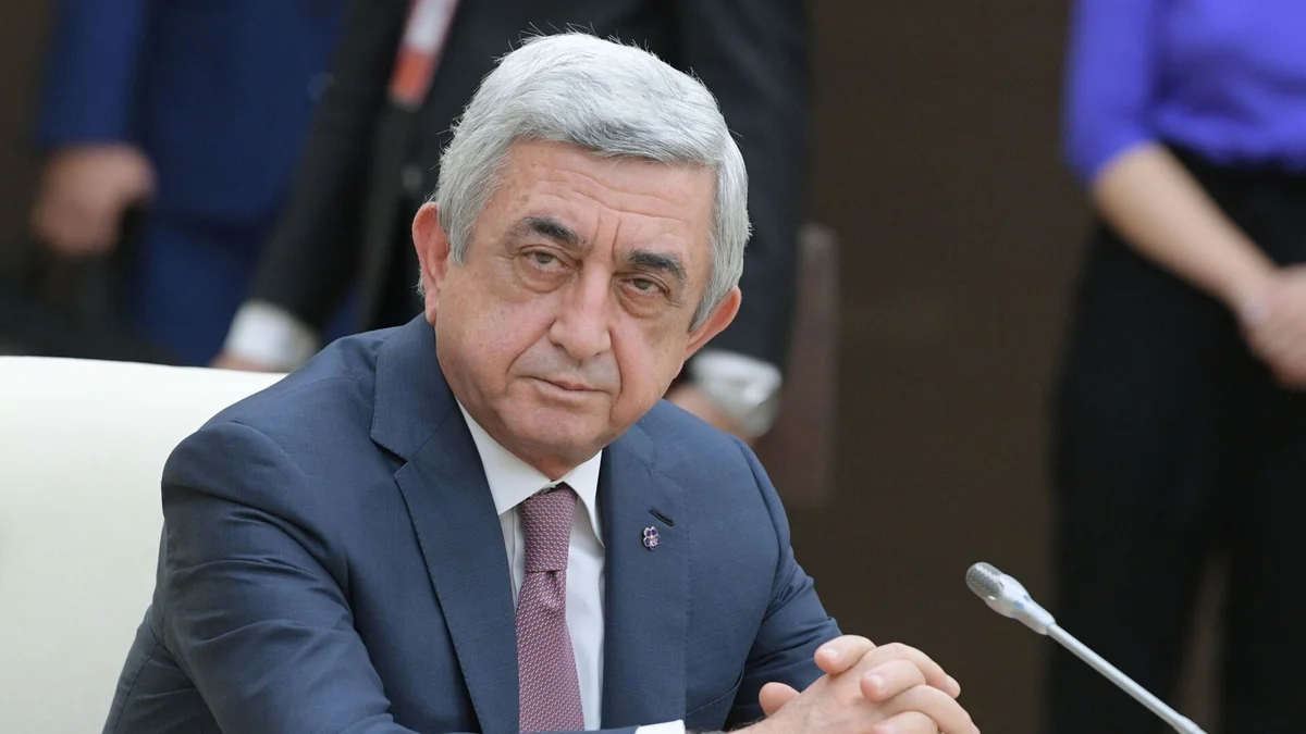 Serj Sarqsyana qarşı rüşvət alma ittihamı irəli sürülüb