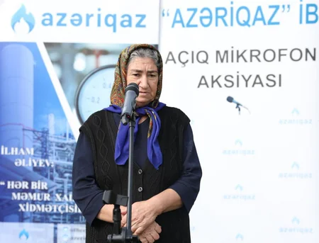 “Azəriqaz” Zərdabda “Açıq mikrofon” aksiyası keçirib