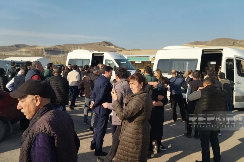 Bu gün Bakıdan doğma yurdlarına yola salınan 10 ailə Ağalıya çatıb