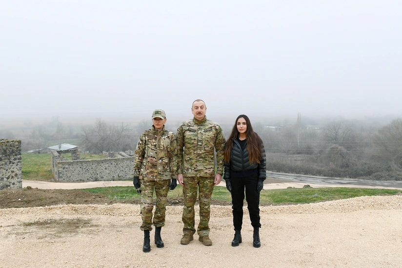 Photo report from visit of Ilham Aliyev and Mehriban Aliyeva to Fuzuli, Zangilan, Lachin and Jabrayil