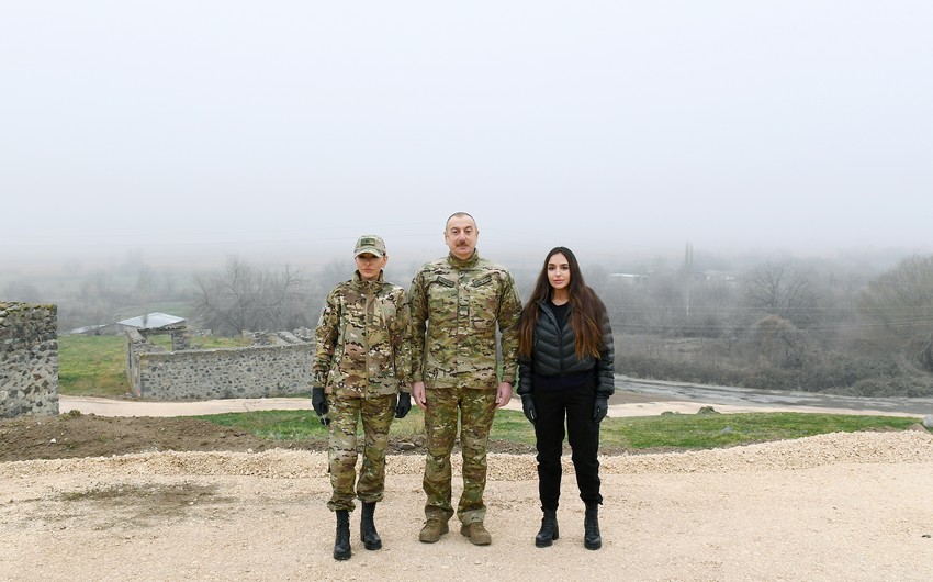 İlham Əliyev və Mehriban Əliyevanın Füzuli, Zəngilan, Laçın və Cəbrayıla səfərlərindən fotoreportaj