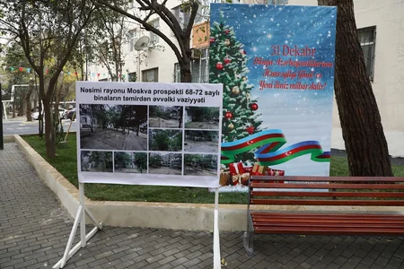 Nəsimidə “Abad həyət” sakinlərin istifadəsinə verilib