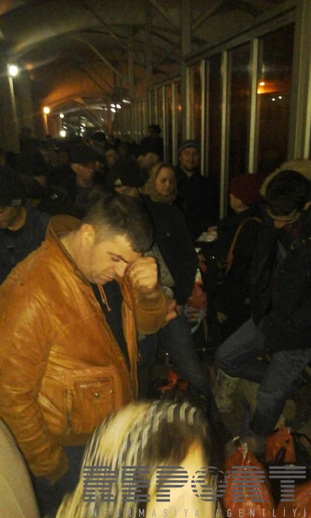 ​İki minə yaxın insan Azərbaycan-Rusiya sərhədində qalıb - FOTO
