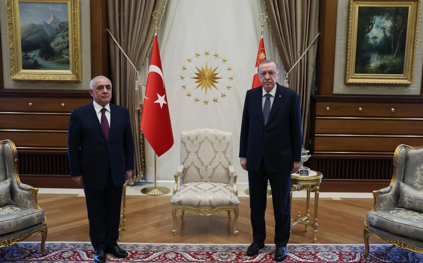 Əli Əsədov Ərdoğanla görüşüb