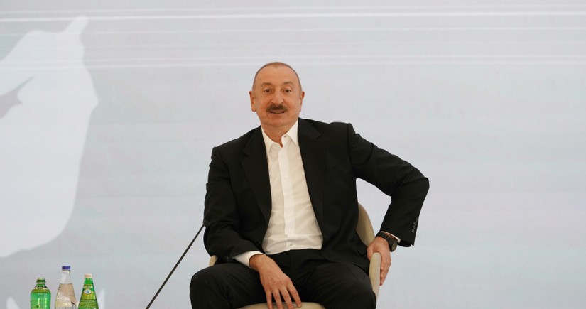 Prezident İlham Əliyev III Şuşa Qlobal Media Forumu ilə bağlı paylaşım edib