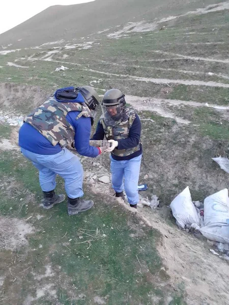 Xızıda 59 ədəd top mərmisi aşkarlandı - FOTO