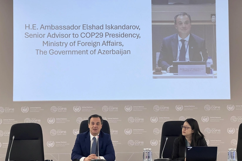 COP16-da Bakı İqlim və Sülh Mərkəzinin təqdimatı keçirilib