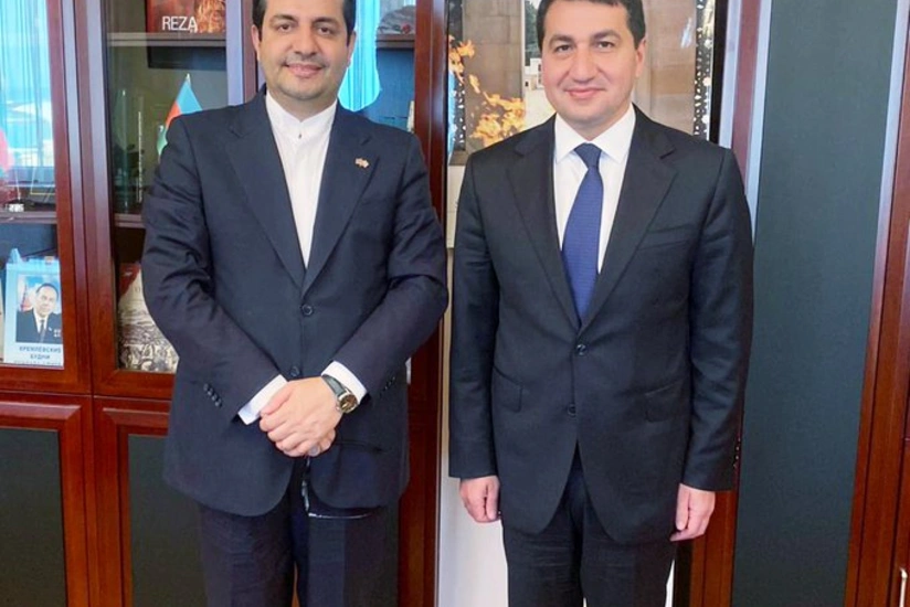 Iranian envoy meets Azerbaijani presidential aide for second time in a week