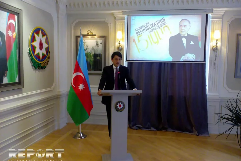 Azərbaycanın Gürcüstandakı səfirliyində Milli Qurtuluş Günü qeyd olunub - FOTO