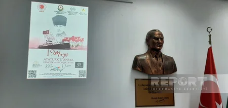 Gəncədə Atatürkü Anma, Gənclik və İdman Bayramı qeyd edilib