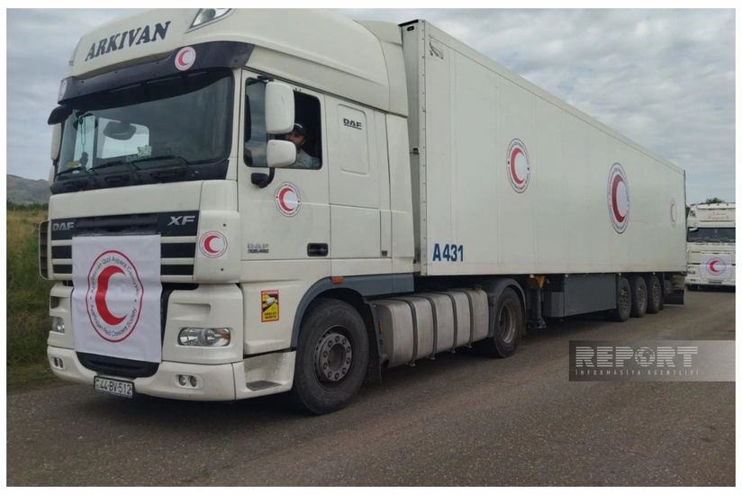 Another humanitarian aid sent from Baku to Khankandi