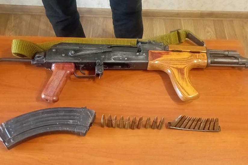 Saatlıda avtomat və ov tüfəngləri aşkarlanıb