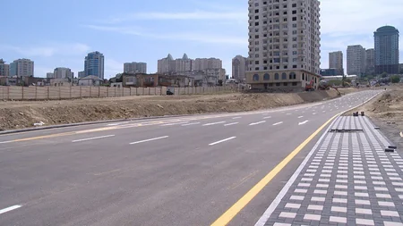 Bakının mərkəzində müasir yol infrastrukturu yaxın müddətdə istifadəyə veriləcək - VİDEO