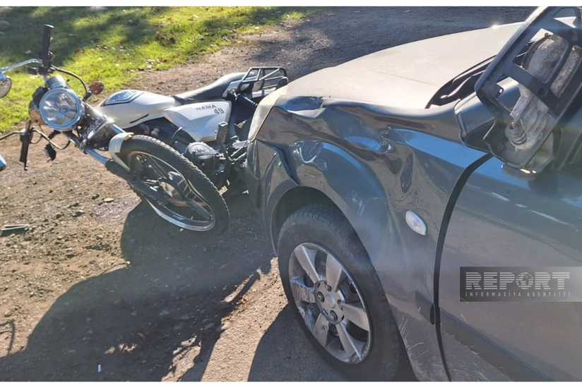 Lənkəranda avtomobil motosikletçini vuraraq öldürüb