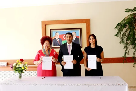 Naxçıvan məktəbi İrpendəki liseylə əməkdaşlıq müqaviləsi imzalayıb