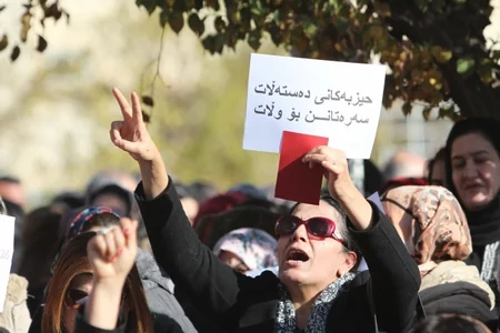 İraqın şimalındakı muxtar bölgədə maaşların verilməməsi və korrupsiyaya qarşı aksiya keçirilib