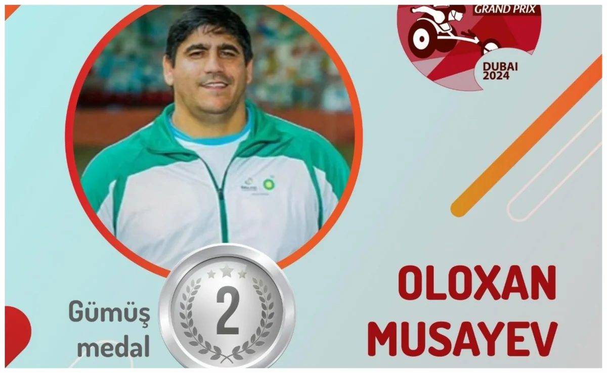 Azərbaycan paraatleti beynəlxalq turnirdə gümüş medal qazanıb