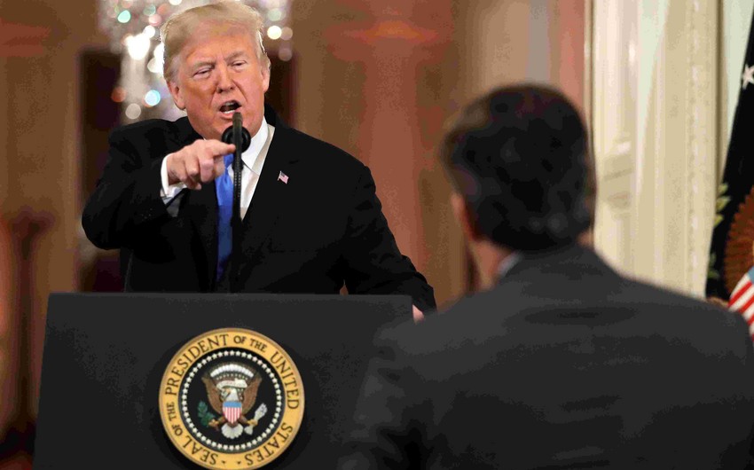CNN əməkdaşının Donald Trampla sözü çəp gəlib - VİDEO