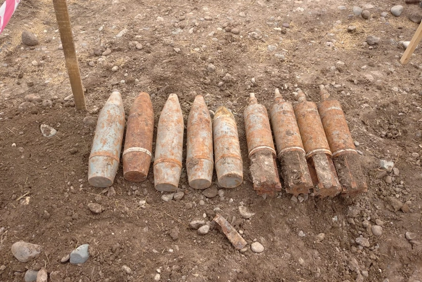 Füzulidə 9 ədəd top mərmisi tapılıb