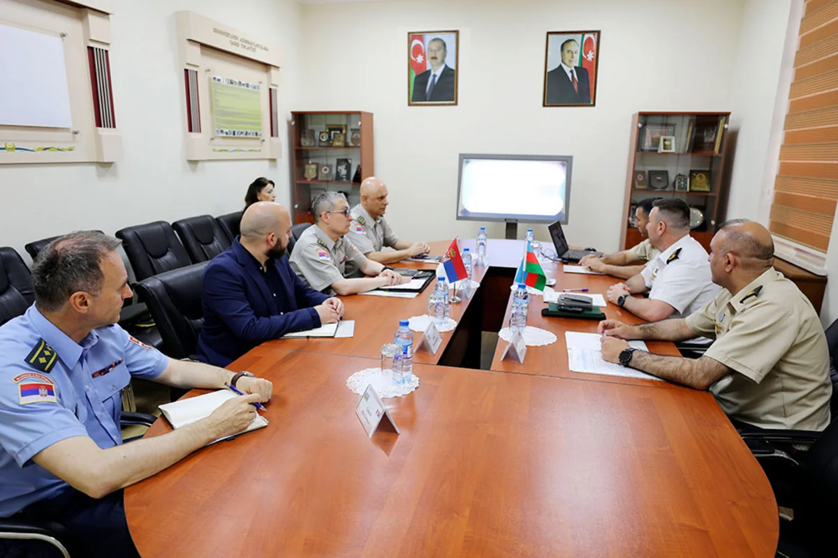 Состоялась встреча представителей минобороны Азербайджана и Сербии