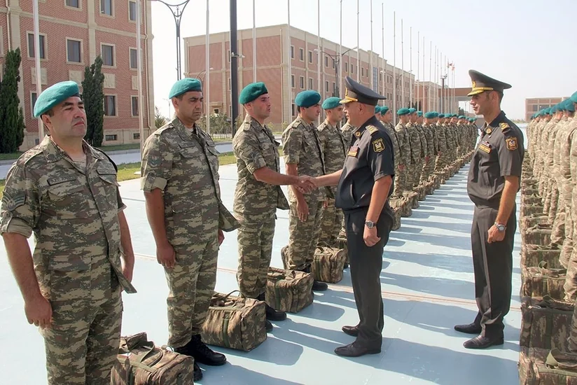 Azərbaycan sülhməramlılarının bir qrupu Əfqanıstana yola salınıb - FOTO - VİDEO