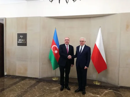 Azerbaijani, Polish FMS discuss projects of energy and transport corridors