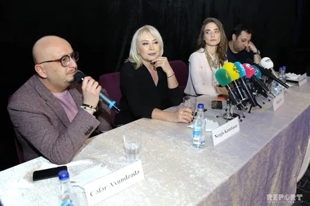 CinemaPlusda “Çat Kapı Aşk” filmi ilə bağlı mətbuat konfransı keçirilib