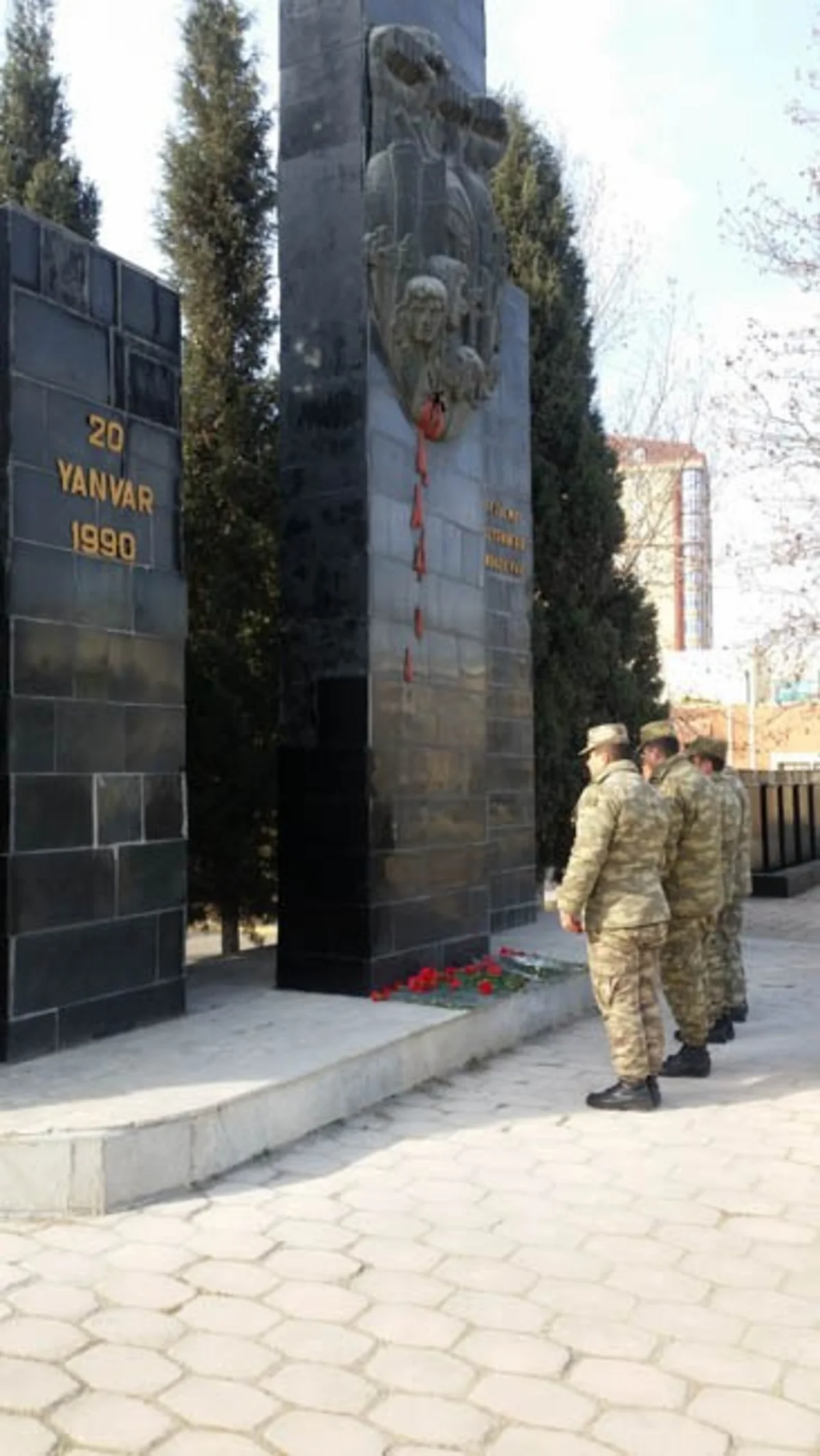 Azərbaycan Ordusunda 20 Yanvar şəhidlərinin xatirəsi anılıb - FOTO