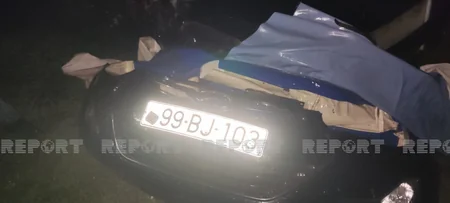 Göyçaydan Lənkərana toya gedənlər qəzaya düşdü, ölən və yaralı var