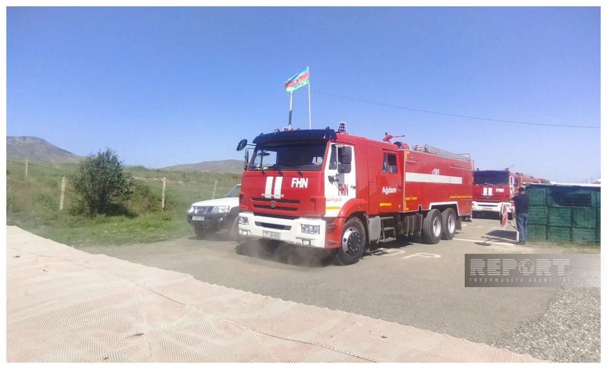 FHN-in 10 avtomobili və 50 nəfərlik heyəti Xankəndiyə yola düşüb