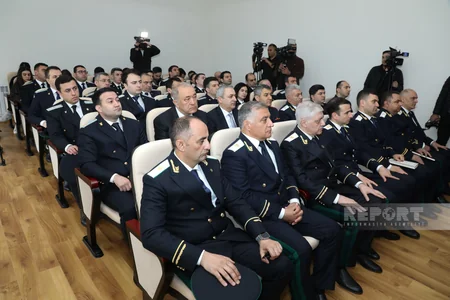 Pirallahı rayon prokurorluğunun yeni inzibati binasının açılışı olub