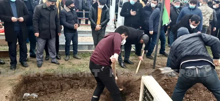 Cəlilabadda şəhid əsgər dəfn edildi