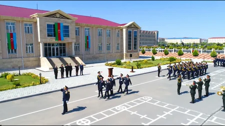 Naxçıvan Orta İxtisas Polis Məktəbində buraxılış mərasimi keçirilib