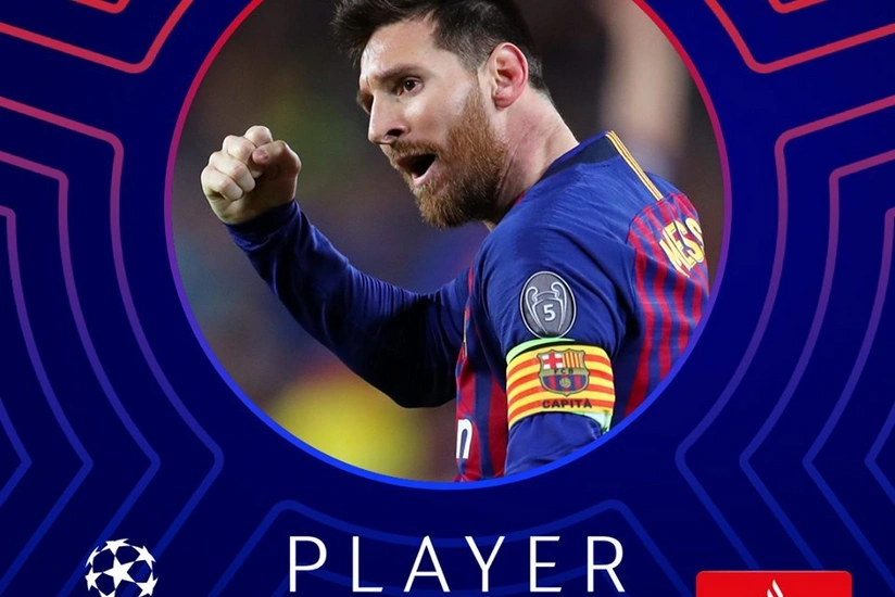 Messi Çempionlar Liqasında həftənin futbolçusu seçilib